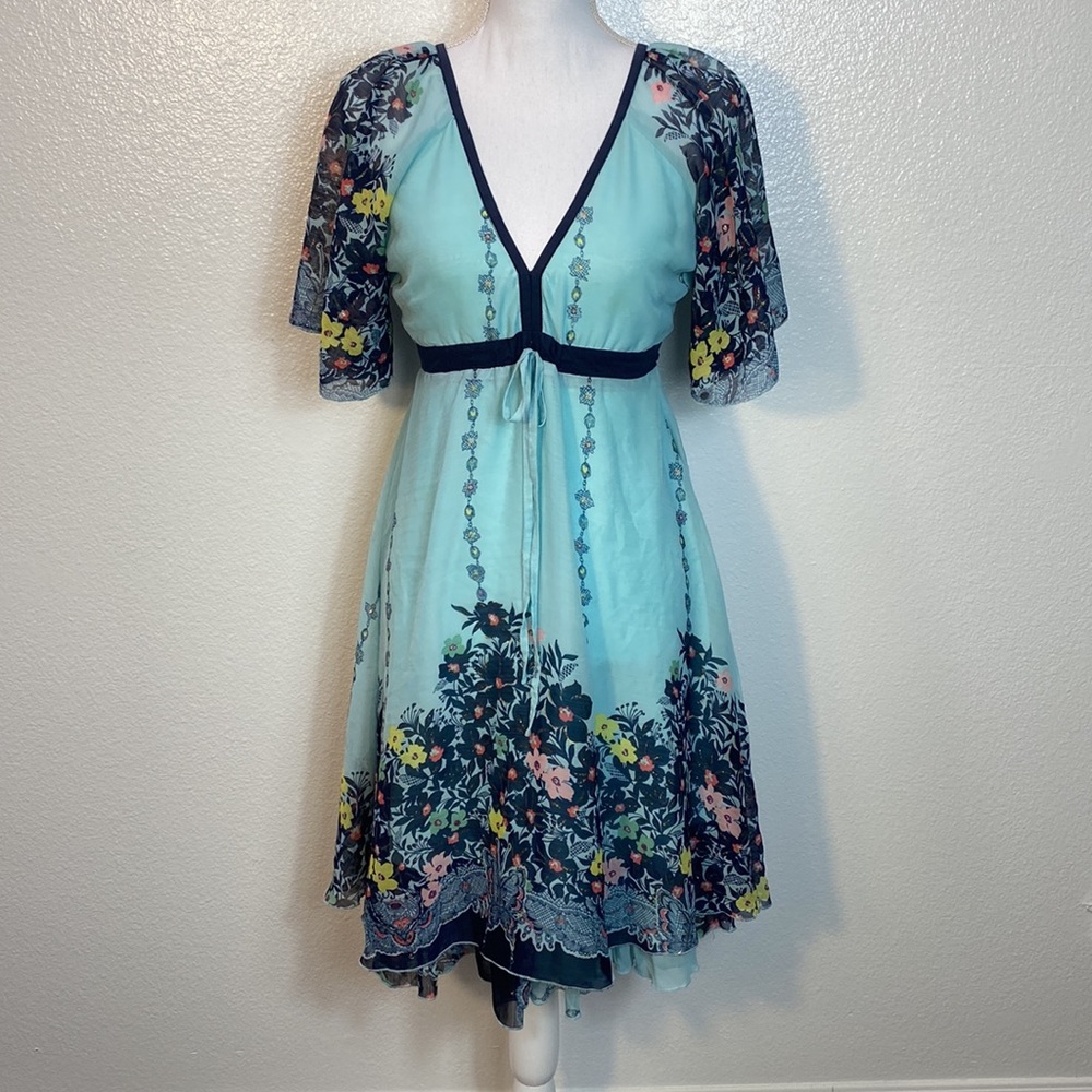 Yumi Kim Cocktail Dress, Teal, Women's Medium